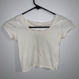 XS Abercrombie & Fitch White Crop Top